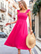 Astrid - Strapless jurk met ruches in effen kleur
