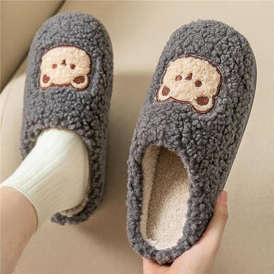 Phoebeline - Knusse pluchen pantoffels voor Vrouwen