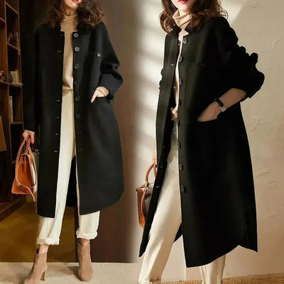 Demitria - Modern Long Coat for Women