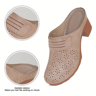 Nina | Dames sandalen met dikke hak