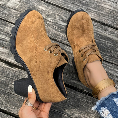 Elin | Comfortable retro ankle boots with block heel