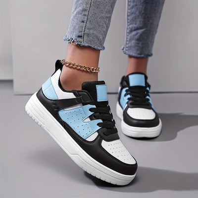 Joyce | Casual women's sneakers with color block and soft sole