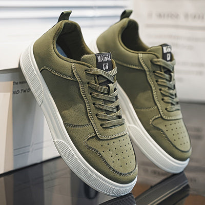 Finn | Solid color low-top sneakers