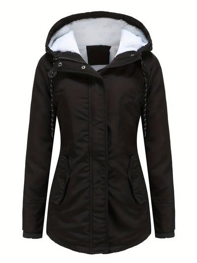 Sophie | Stevige lange parka met capuchon