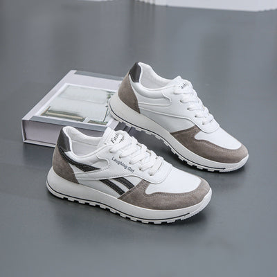 Sophie | Dames colorblock casual sneakers met vetersluiting