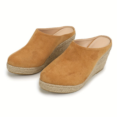 Luna | Comfortable backless espadrille heels