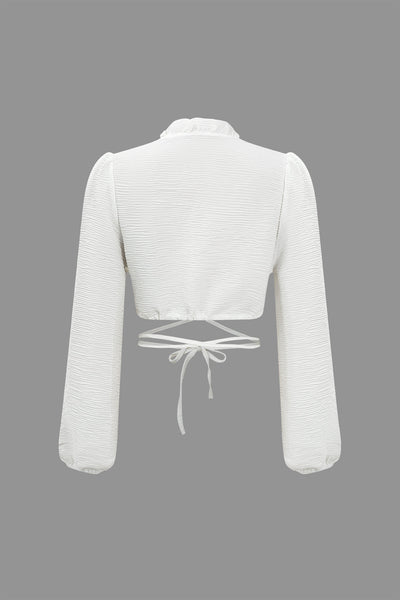 Saphira - Tijdloze Chiffon Grace Dames Langsleeve Shirt