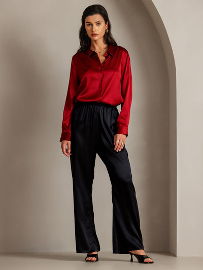 Genoveva - Elegante Utility Look Dames Colshirt