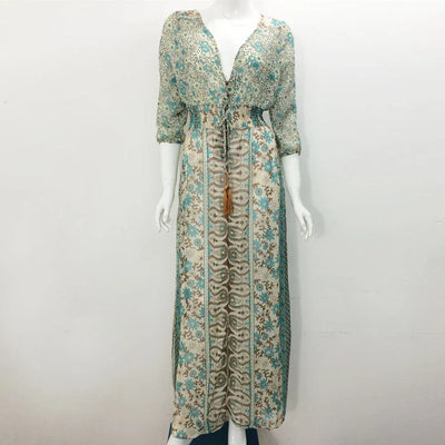 Azaria - Bohemian Paisley Maxi Jurk