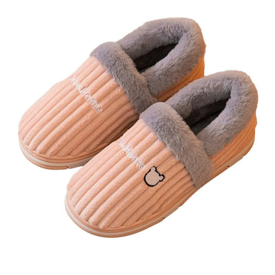 Mila | Warme dames pantoffels met dikke voering・Compact en comfortabel