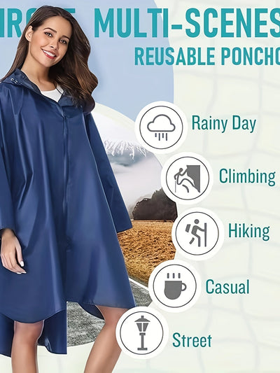 Lotte | Waterproof rain poncho with hood