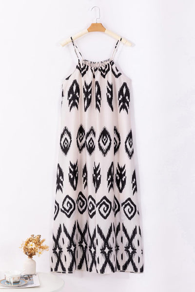 Keily - casual aztec maxi jurk