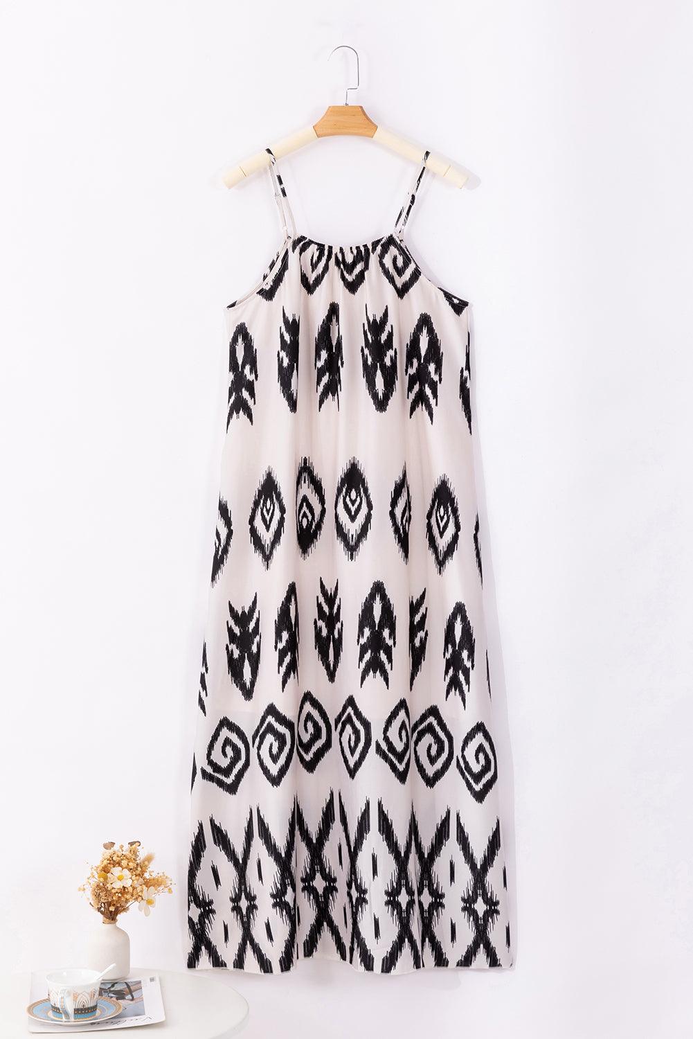 Keily - casual aztec maxi jurk