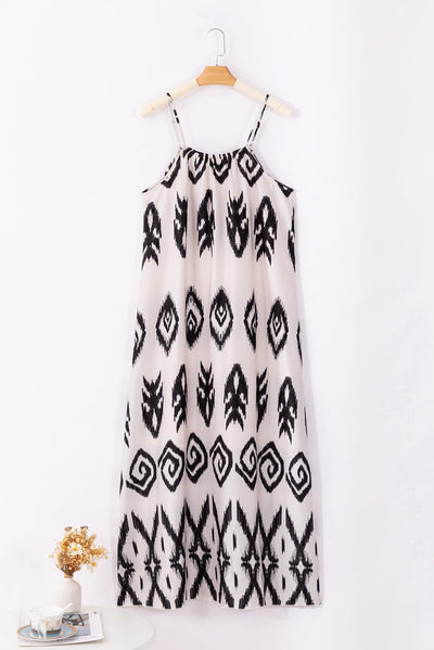 Keily - casual aztec maxi jurk