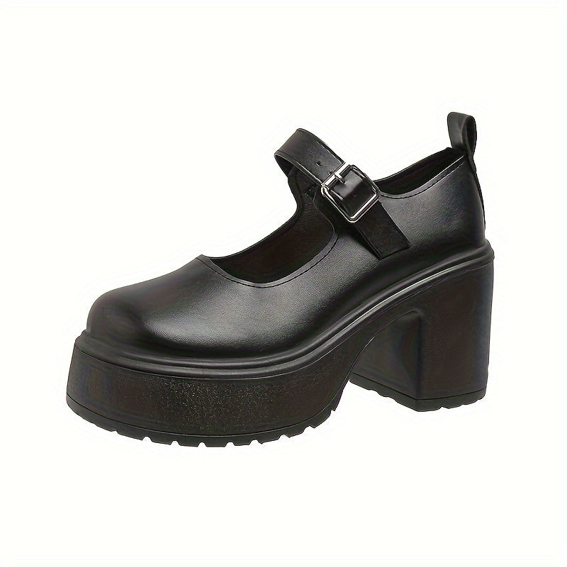 Mara | Modieuze dames pumps met hoge hak en enkelband