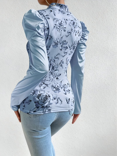 Charelle - Elegante Blouse met Bloemenprint