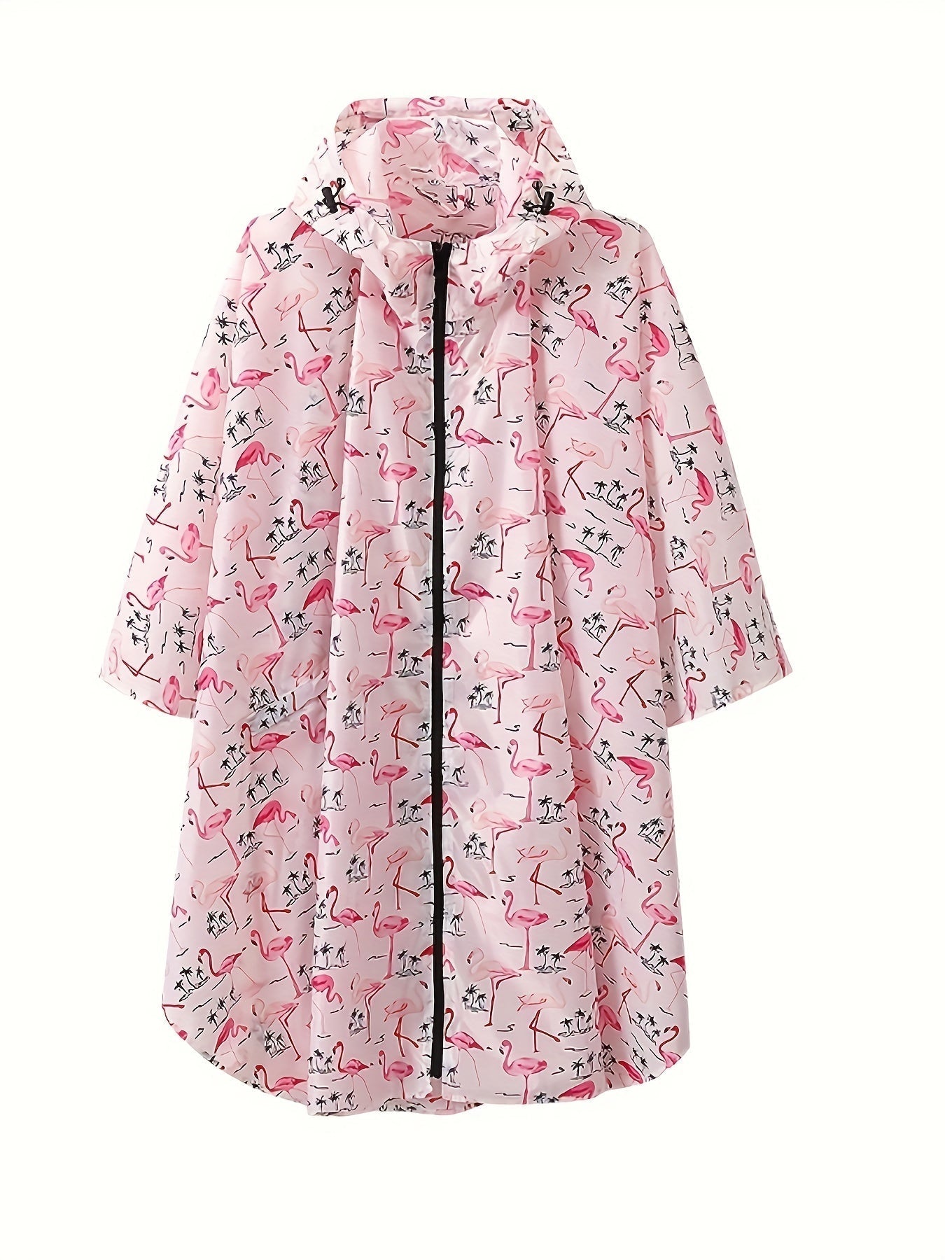 Lotte | Flamingo rain poncho with hood