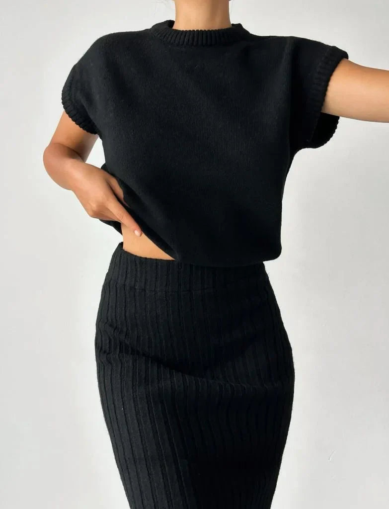 Abigalia - Moderne Gebreide Set voor Vrouwen