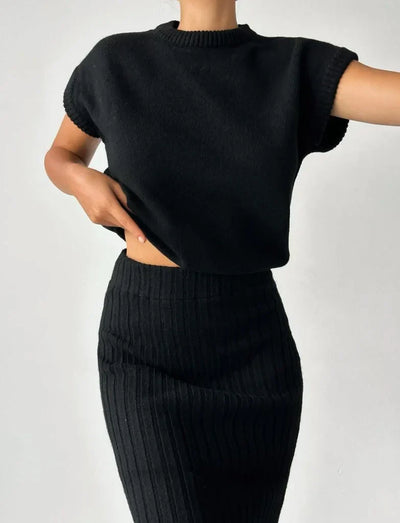 Abigalia - Moderne Gebreide Set voor Vrouwen