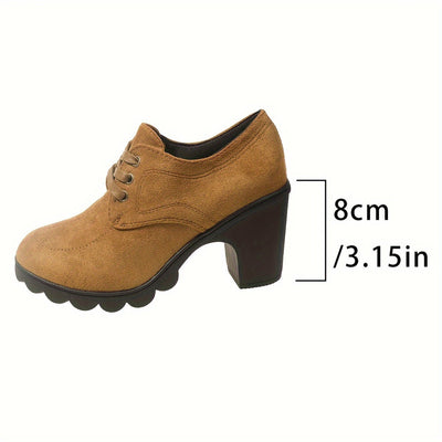 Elin | Comfortable retro ankle boots with block heel