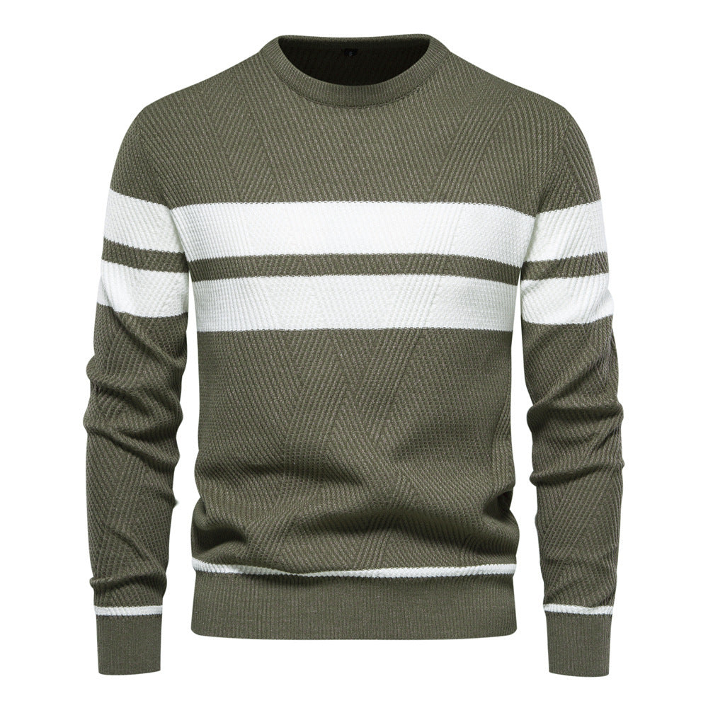 Elias - Casual striped sweater 