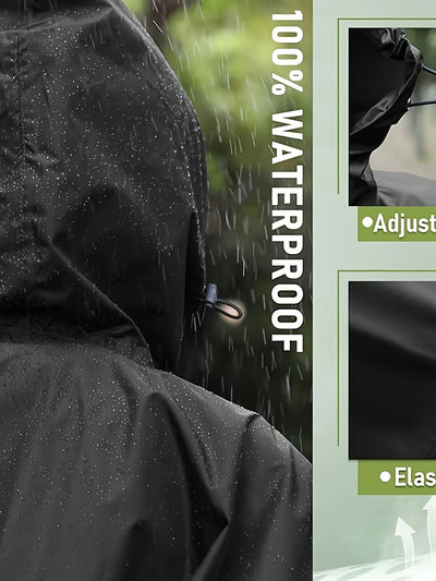 Lotte | Waterproof rain poncho with hood