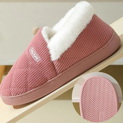 Mila | Warme dames pantoffels met dikke voering・Compact en comfortabel