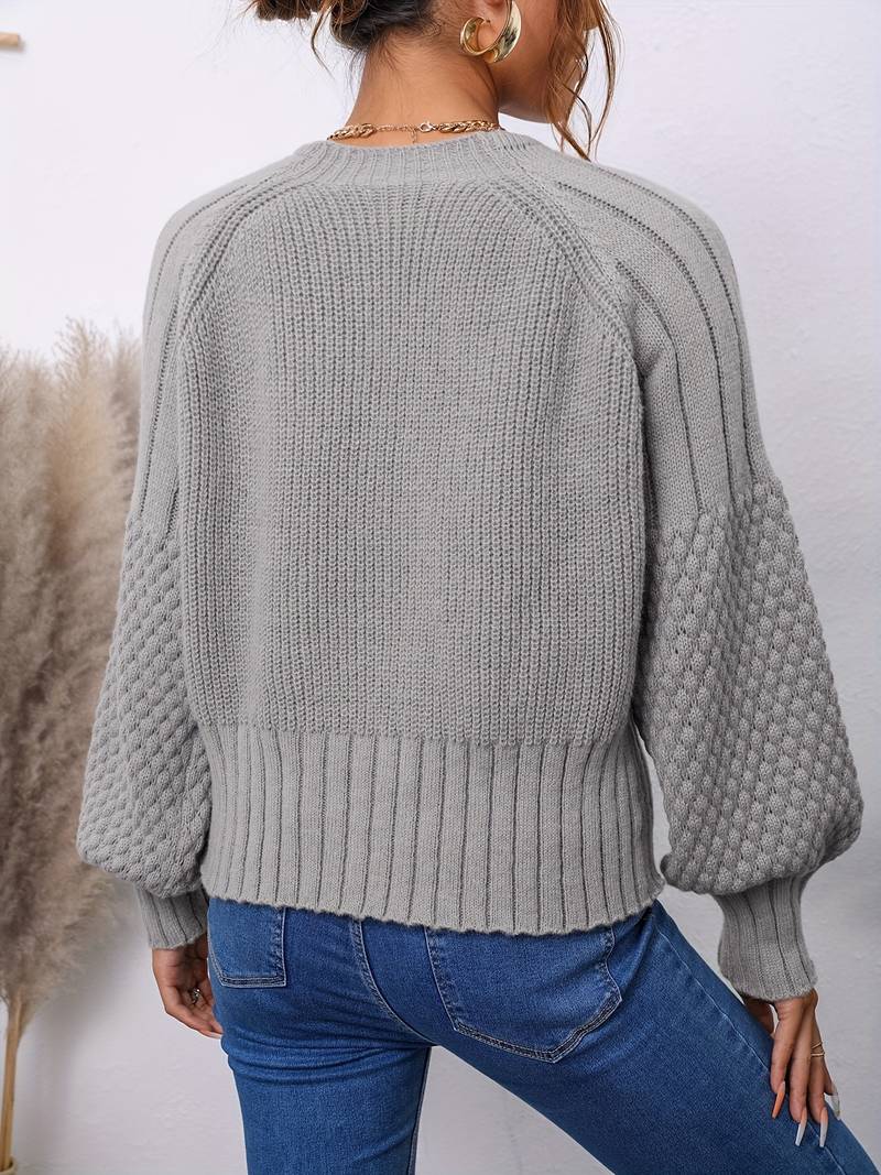 Esmée | Cardigan with lantern sleeves