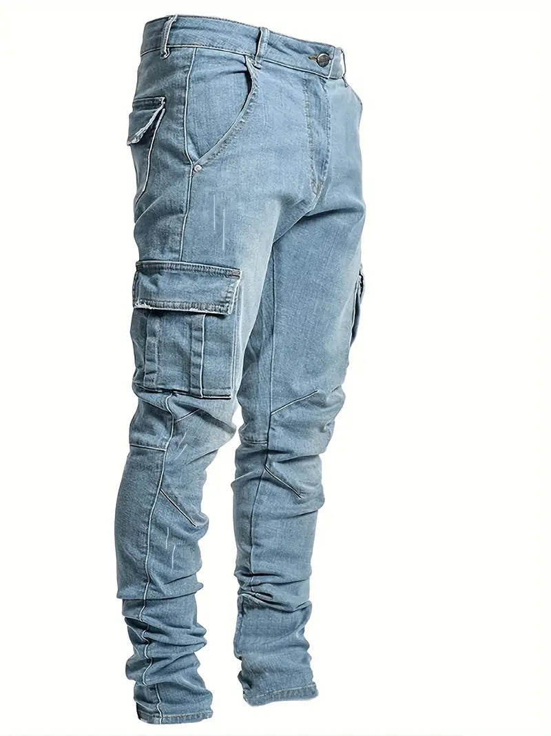 Stijlvolle cargo joggers voor heren met zakken Comfortabel, ademend