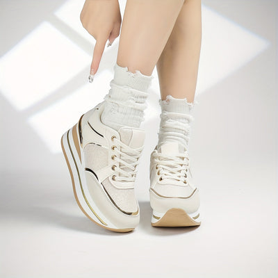 Lotte | Comfortable low wedge sneakers