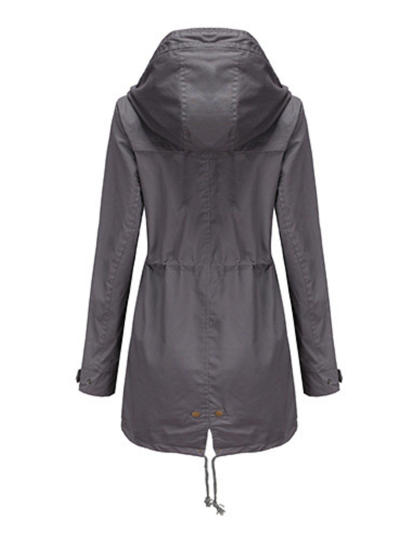 Emilia | Hoodie parka jacket with drawstring waist