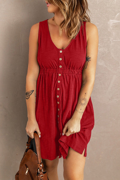 Janessa - strandjurk met elastische tailleband