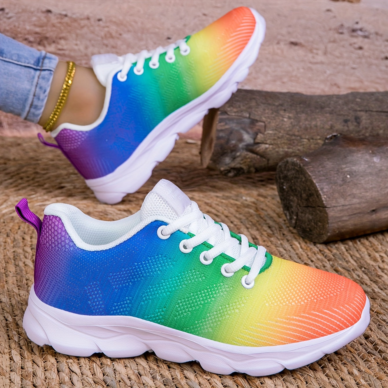Nina | Ademende gebreide damessneakers