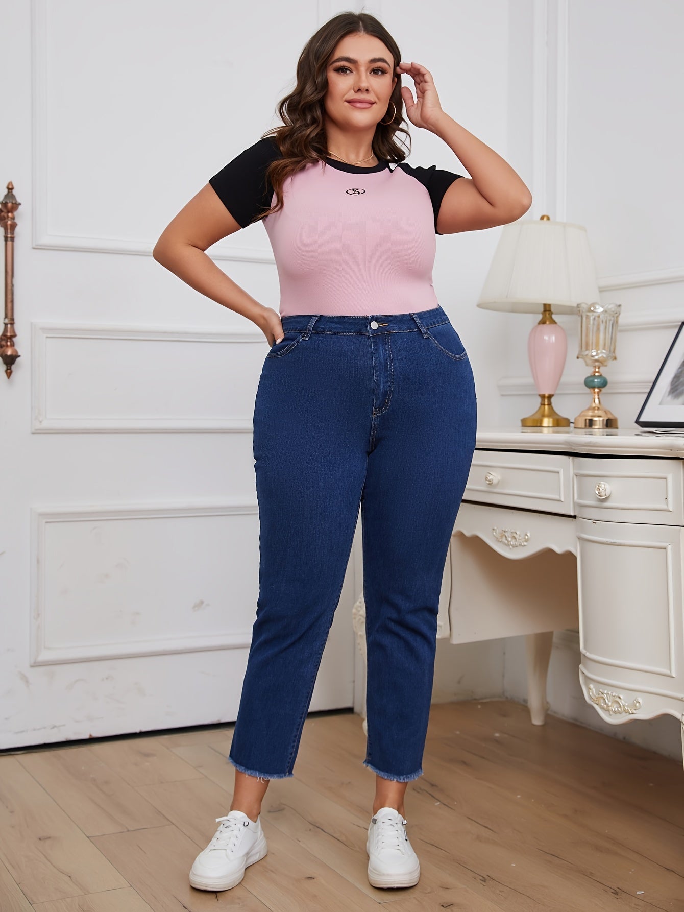 Lotte | Plain plus size jeans