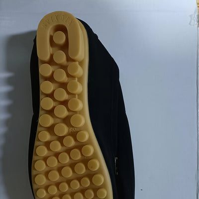 Joyce | Black comfortable non-slip moccasins