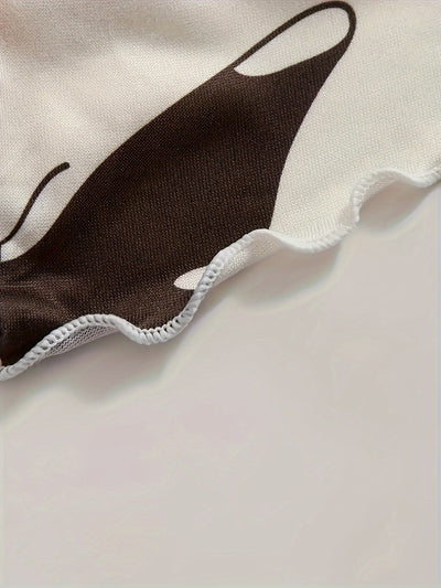 Lotte | Casual pajama set with butterfly print 