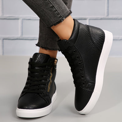 Sophie | Effen casual sneakers met rits