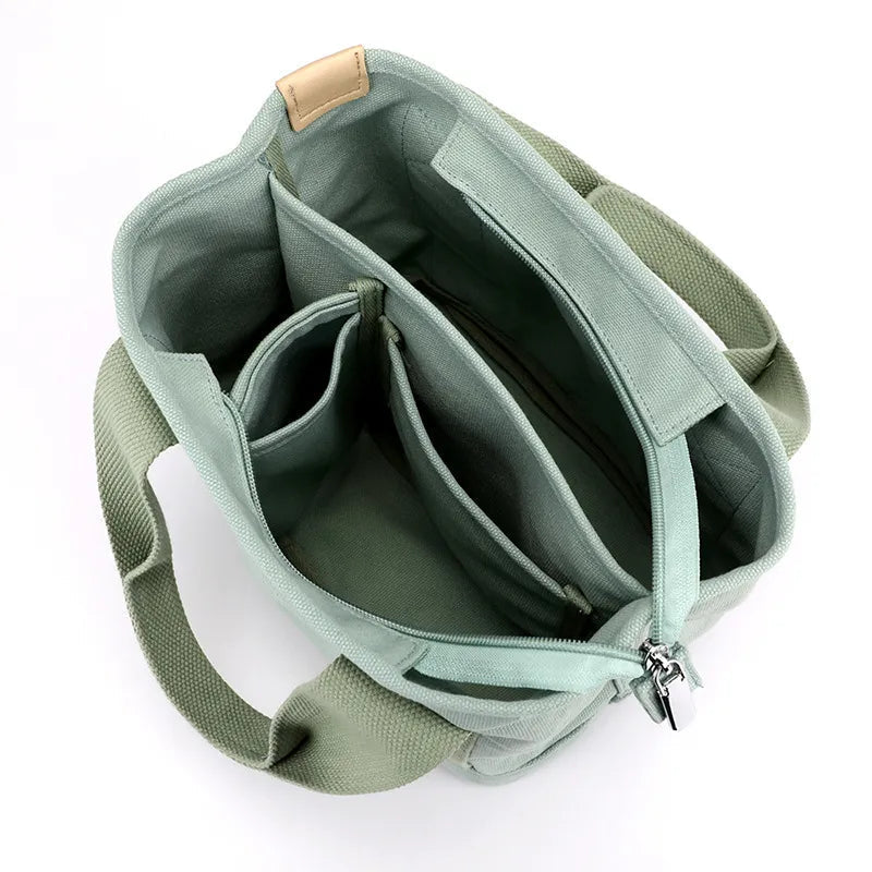 Brinna - Elegante schoudertas van canvas
