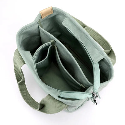 Brinna - Elegante schoudertas van canvas