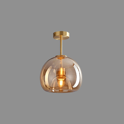 Sanna moderne ronde LED-plafondlamp goud/zwart metaal/glas slaapkamer/eetkamer/woonkamer