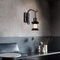 Dravion - Industrial Retro Wall Lamp Glass Shade E27