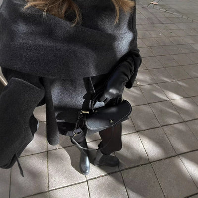 Warme wollen jas voor dames