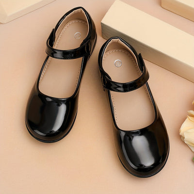 Elin | Elegant black ballet flats with bow