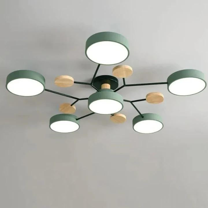 Limora - Multi Arm LED Ceiling Light with Circular Shades