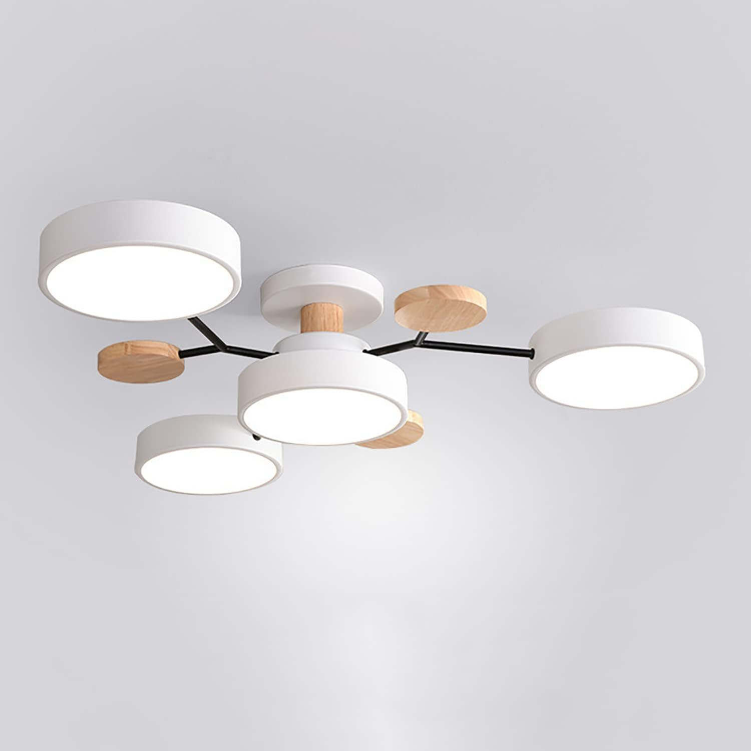 Limora - Multi Arm LED Ceiling Light with Circular Shades