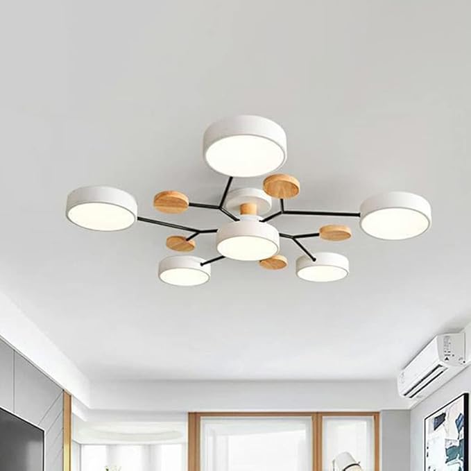 Limora - Multi Arm LED Ceiling Light with Circular Shades