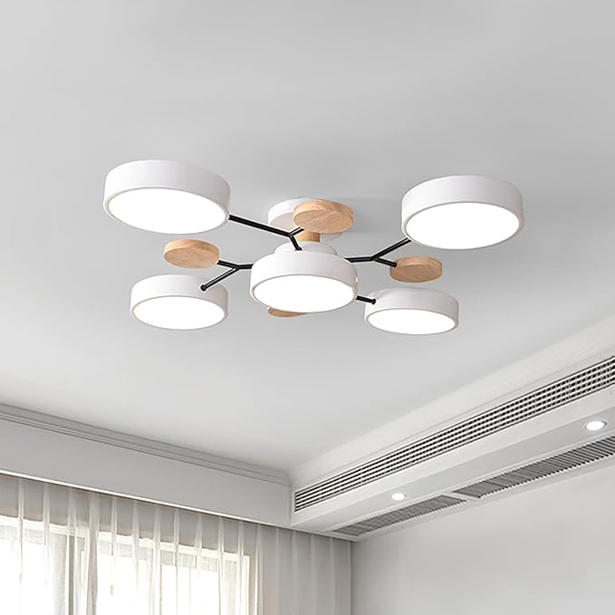 Limora - Multi Arm LED Ceiling Light with Circular Shades