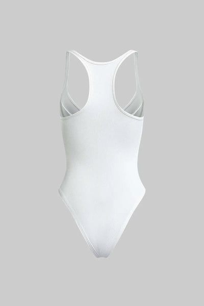 Celia - Dames Bodysuit met Diepe V-Hals