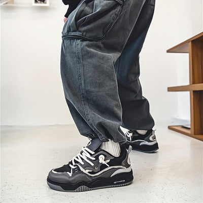 Geometrische sportieve sneakers - casual en trendy