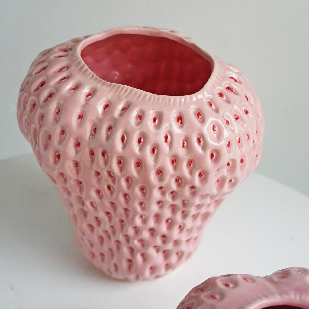 Sirelan - Strawberry Ceramic Decorative Vase